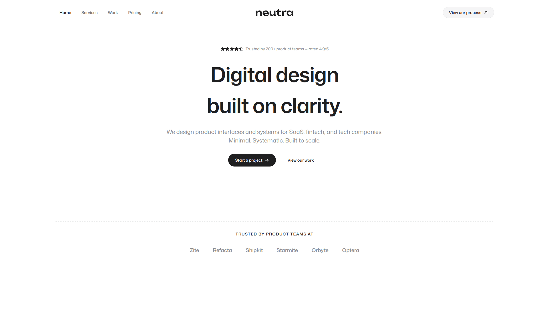 Neutra home page